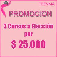 3 Cursos por $25.000